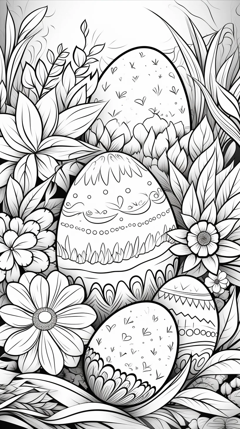 easter bunny coloring pages printable