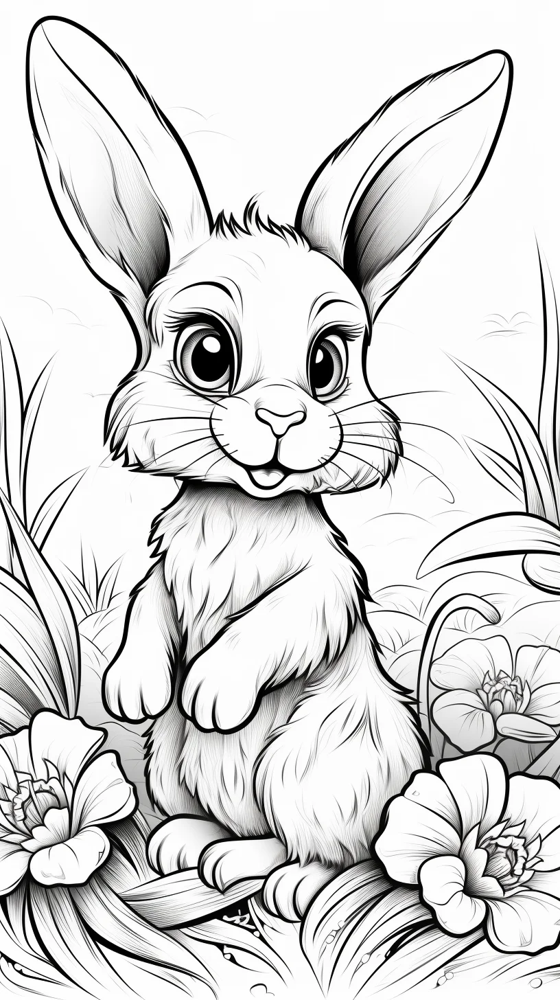 easter egg coloring pages blank
