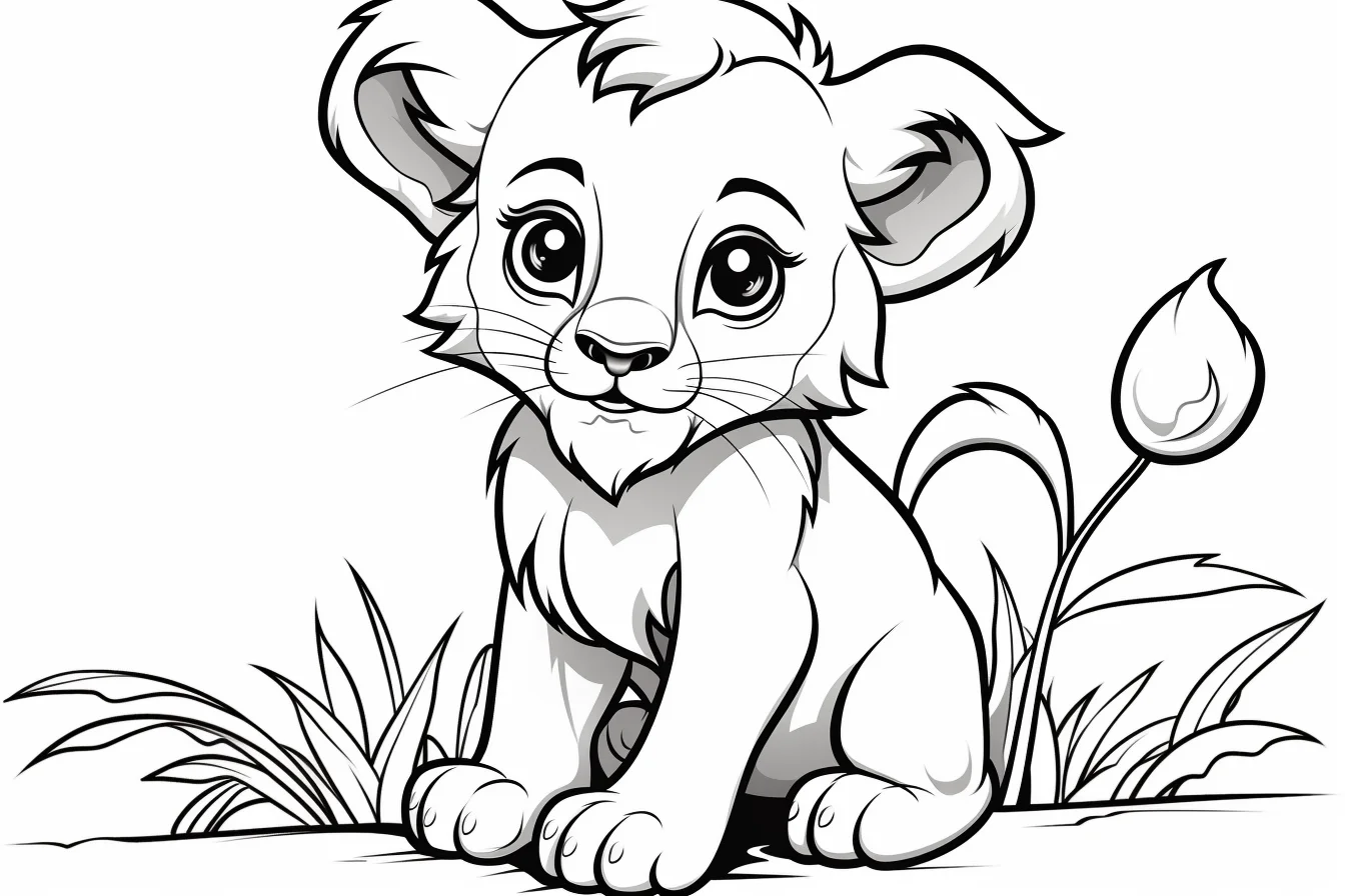 Lion Print Out