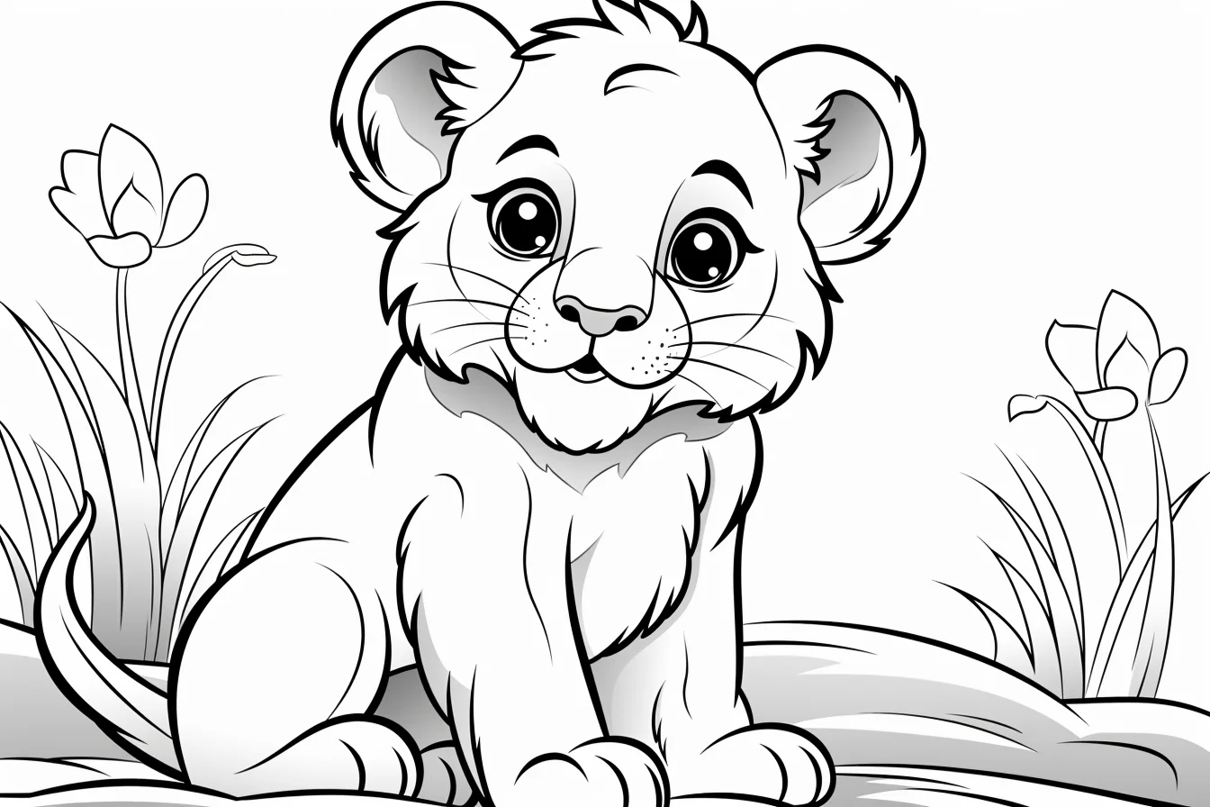 Printable Coloring Sheet Lion Coloring Pages