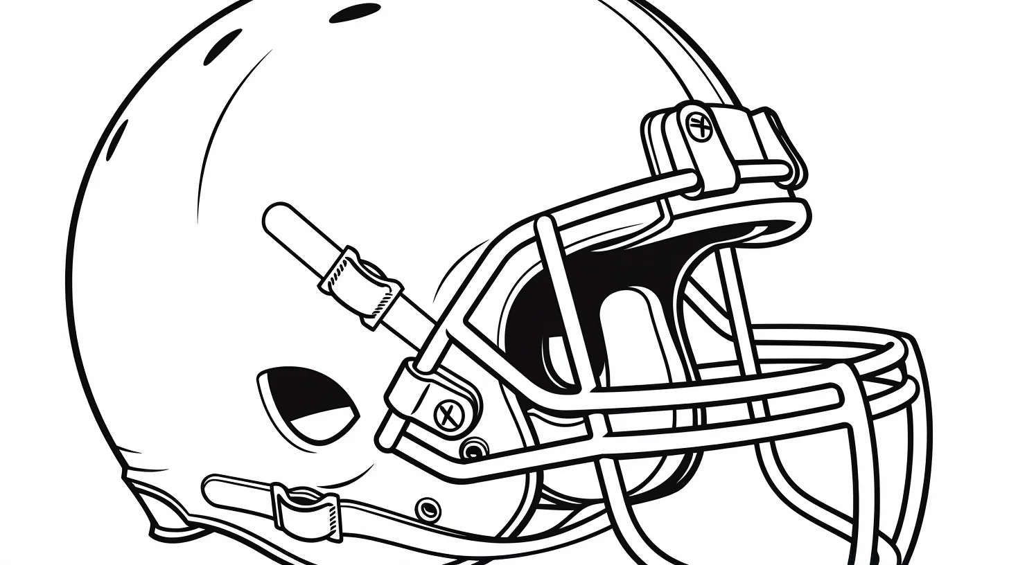 college football helmet coloring pages