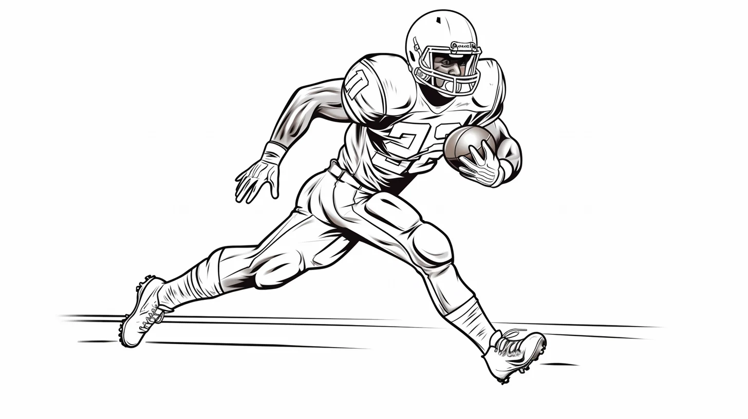 football coloring pages nfl