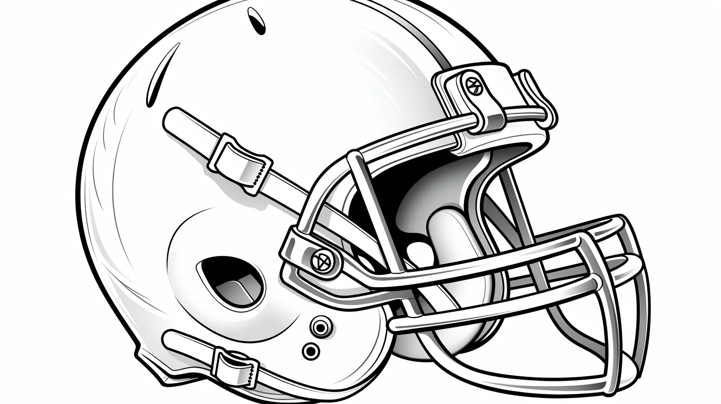 nfl football helmet coloring pages