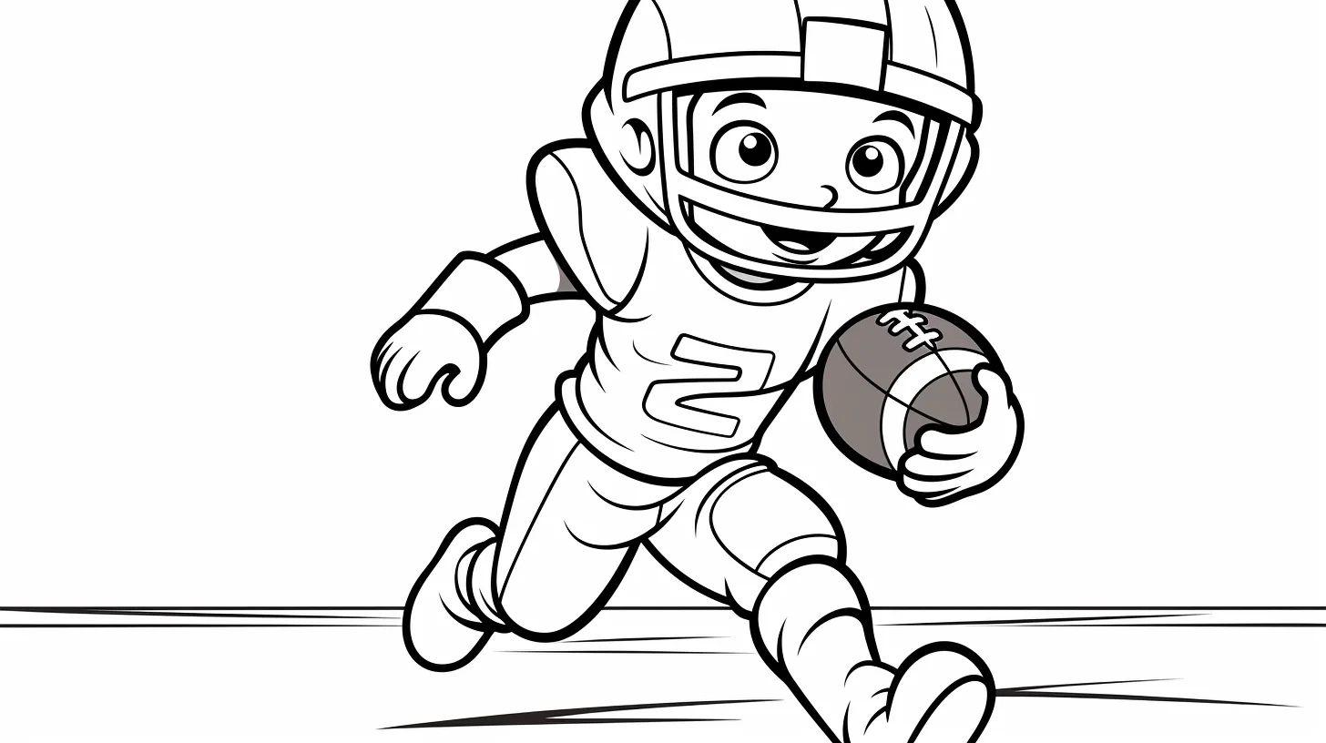 nfl football player coloring pages