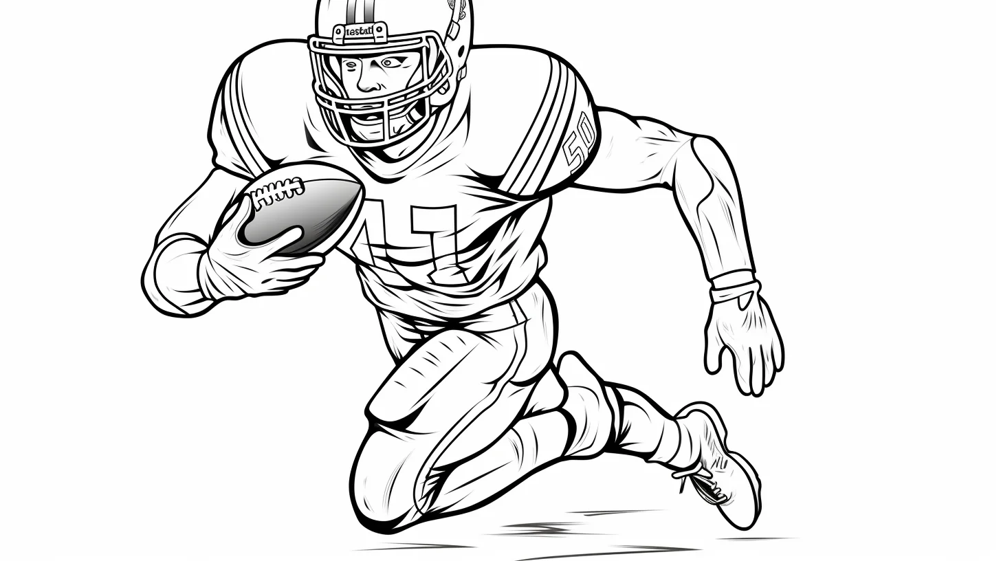 printable football coloring pages