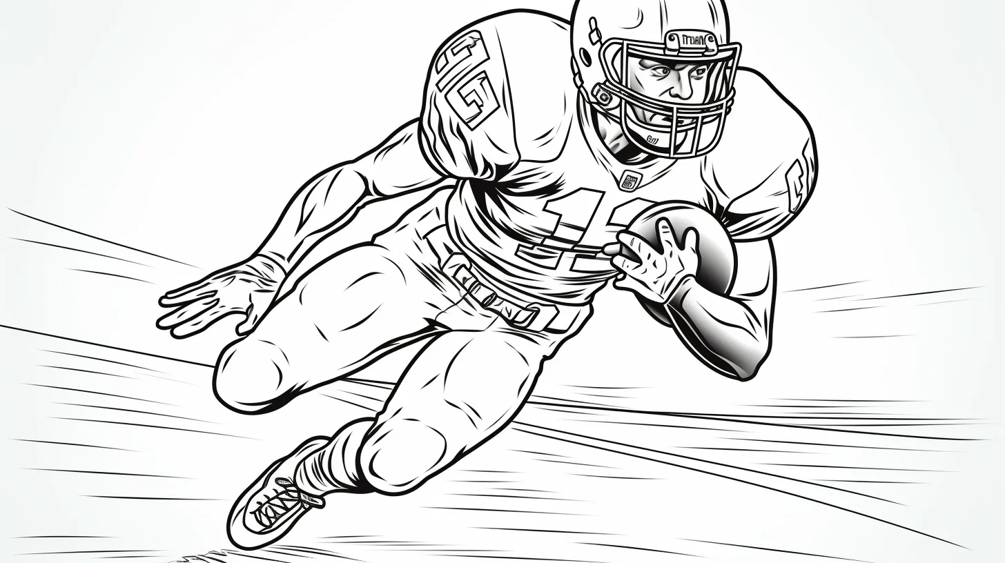 quarter player coloring pages free