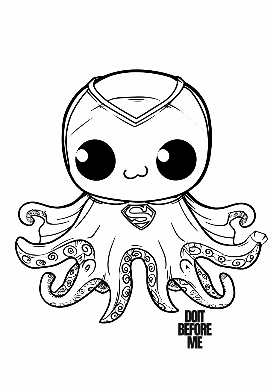 octopus coloring sheet