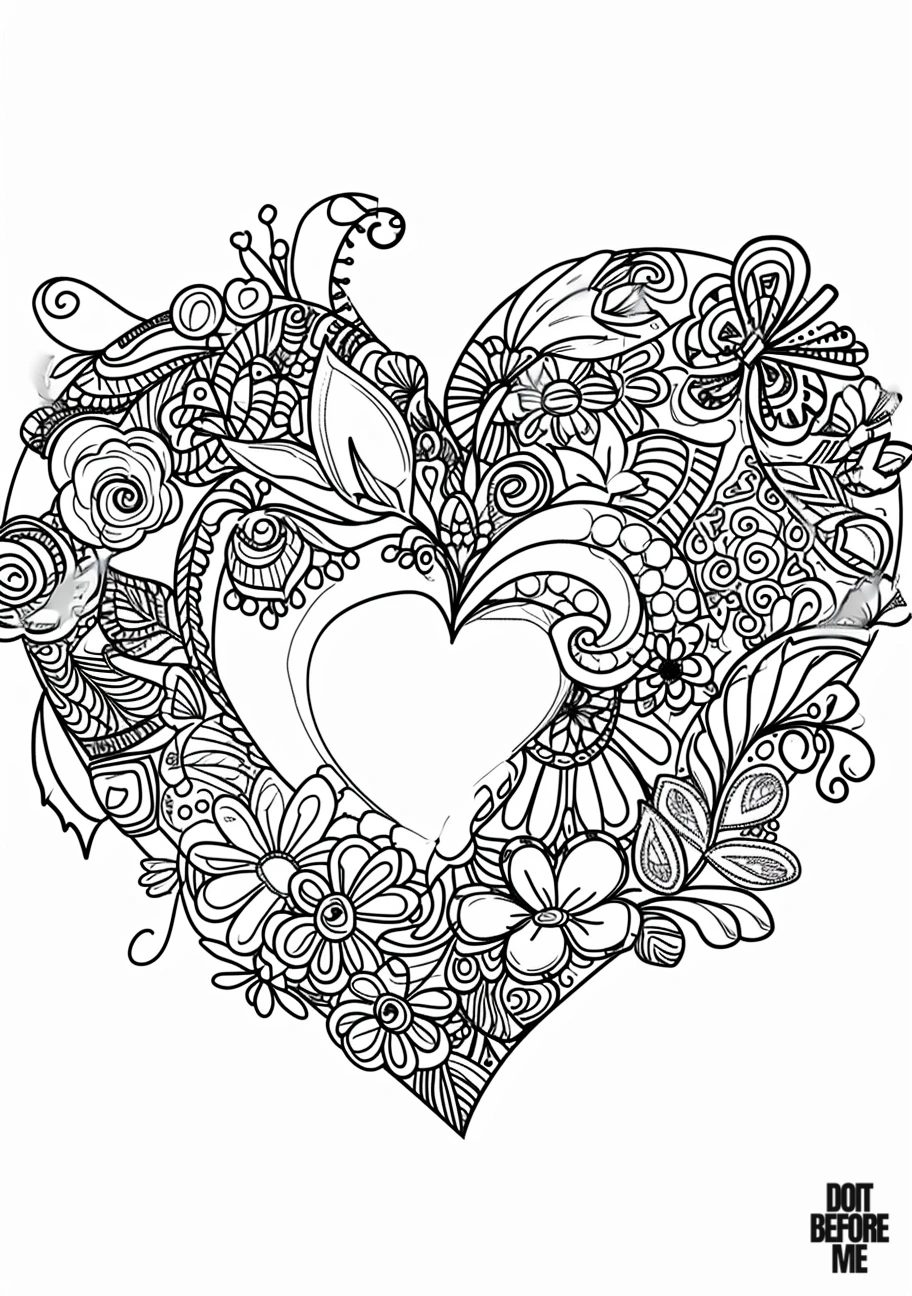 printable happy valentines day coloring pages