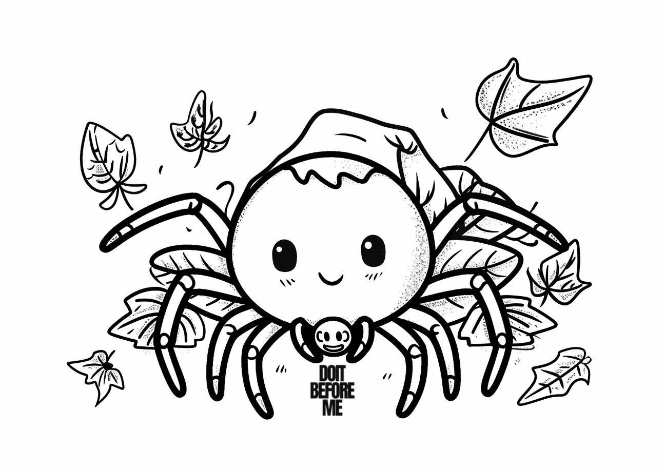 spider coloring book