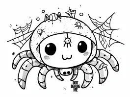 spider coloring pages free printable