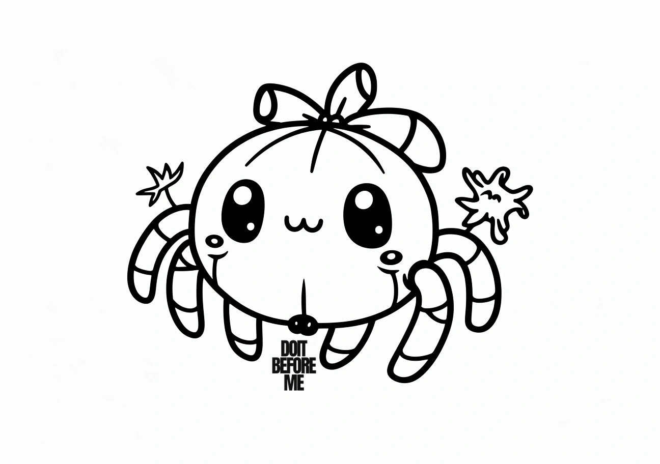 spider coloring pages free