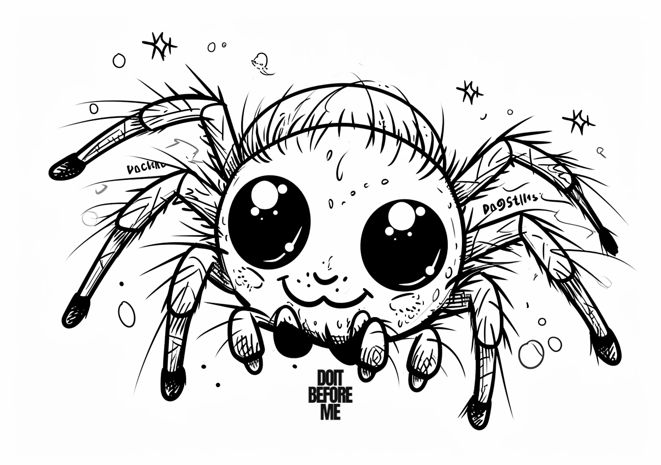 spider coloring pages