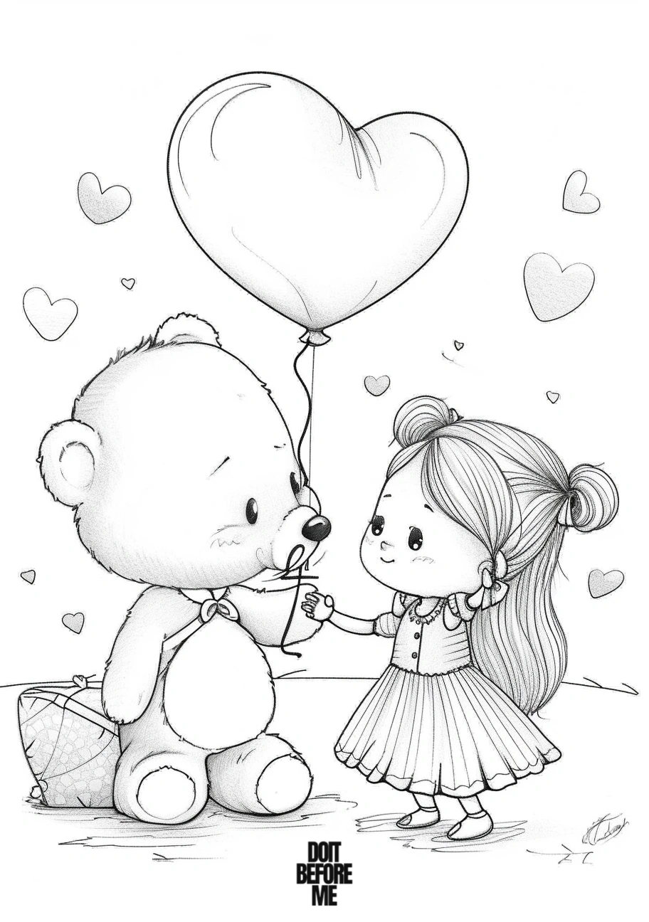 teddy bear coloring pages for kids