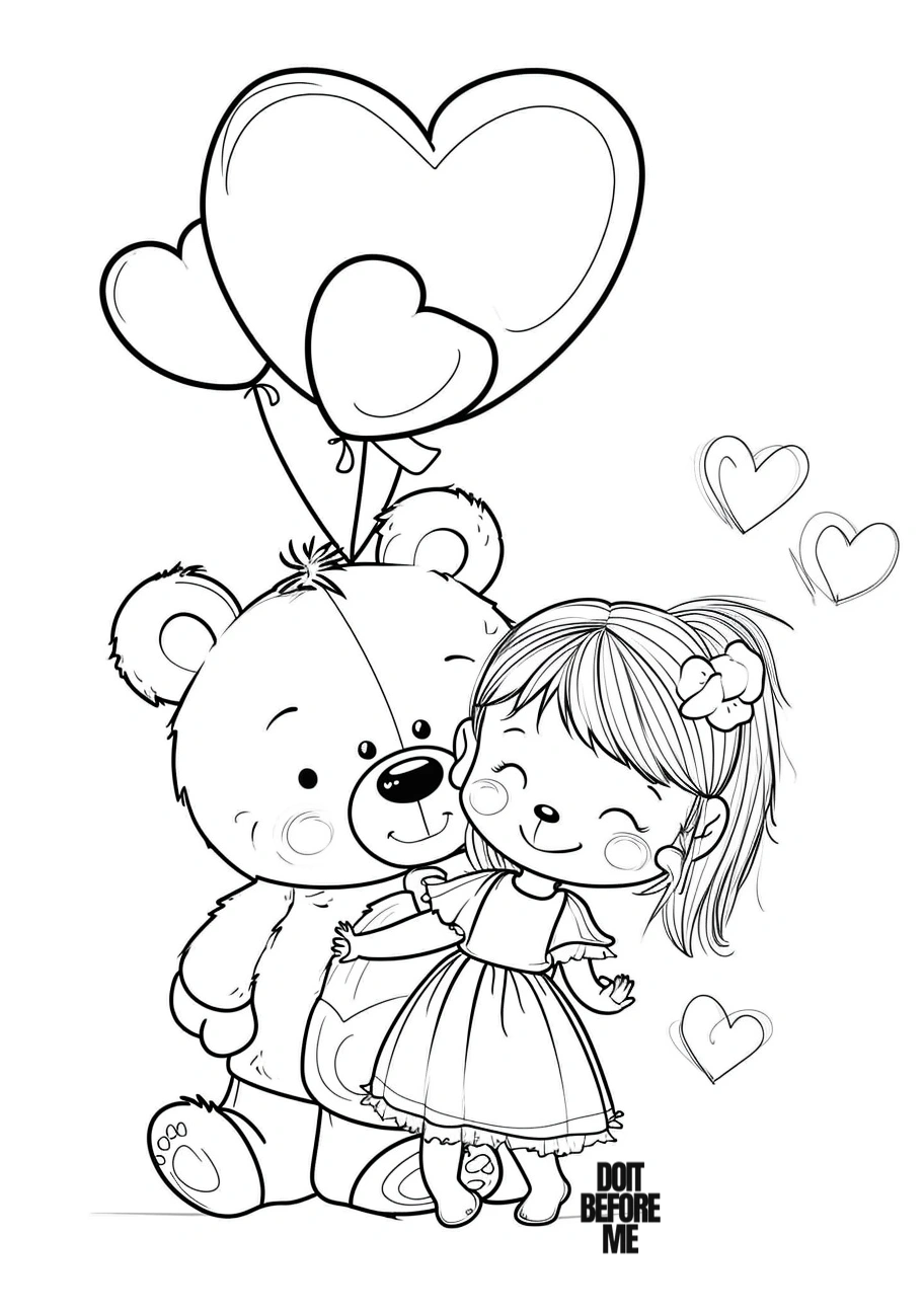 teddy bear coloring pages free printable