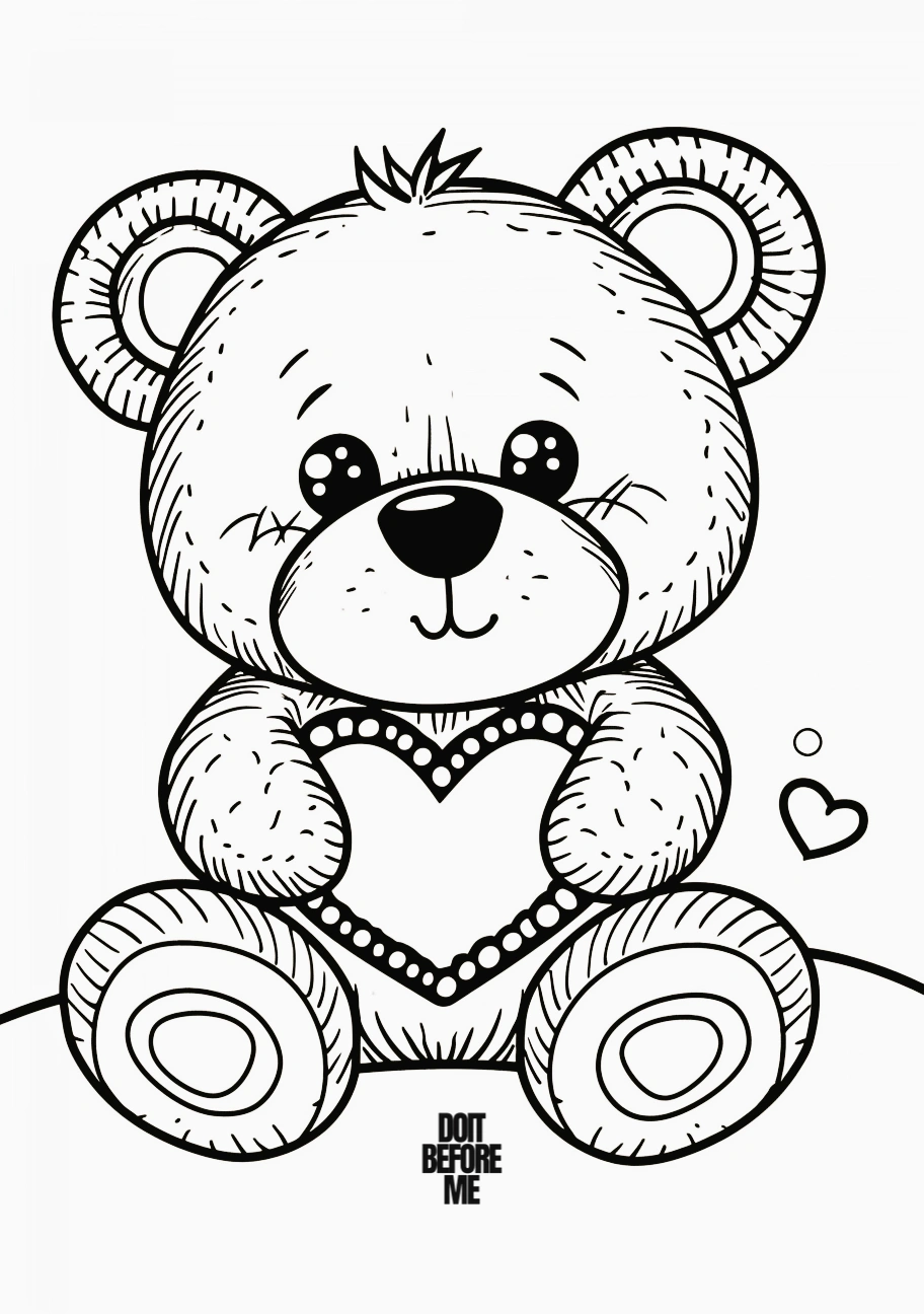 teddy bear coloring pictures