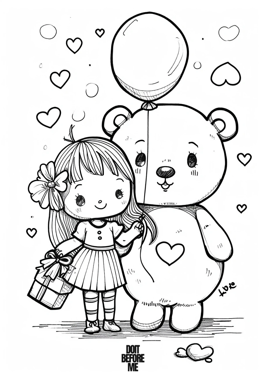 teddy bear coloring sheets