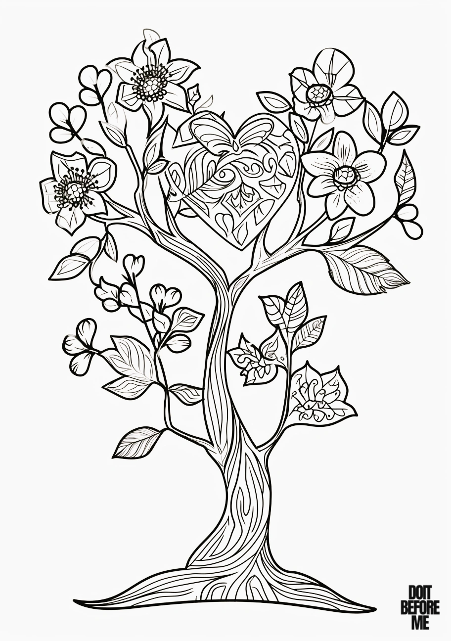 valentine coloring pictures