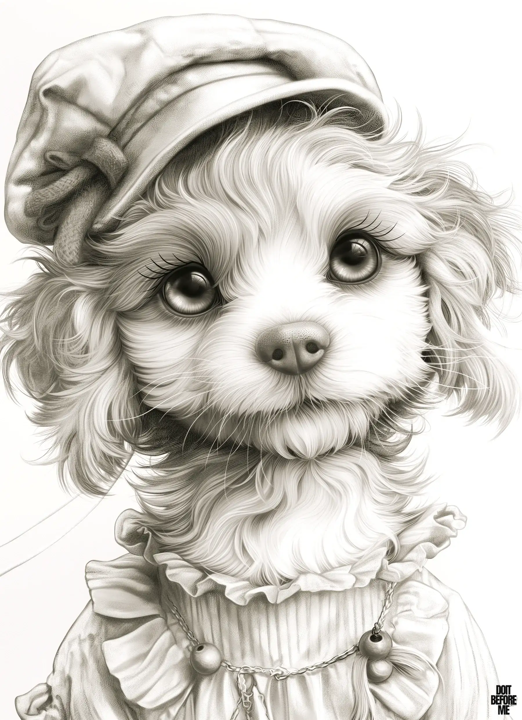 realistic printable dog coloring pages